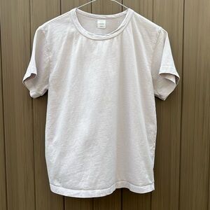 LESET Short Sleeve Crew Tee in Creme